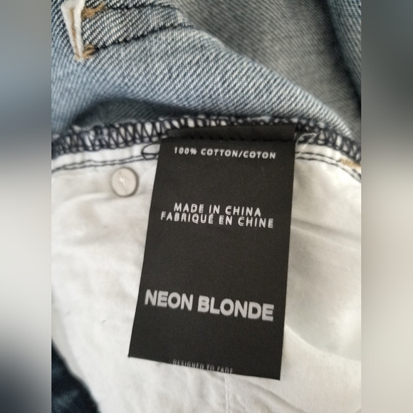 Neon Blonde Lazy Lover High-Waisted Jean – Cry Baby 26 - Picture 12 of 13